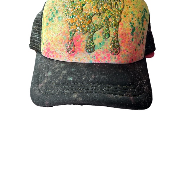 CraaazE Buzz Clothing: Logo Big Drip Splatter trucker hat - Picture 3 of 3